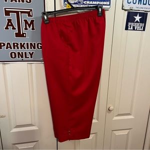 Allison Daley Vibrant Red Capris